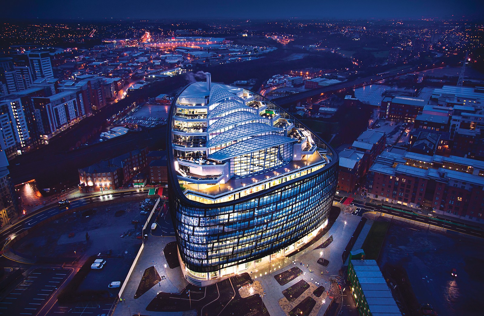 The Co-operative Group's headquarters in Angel Square, Manchester