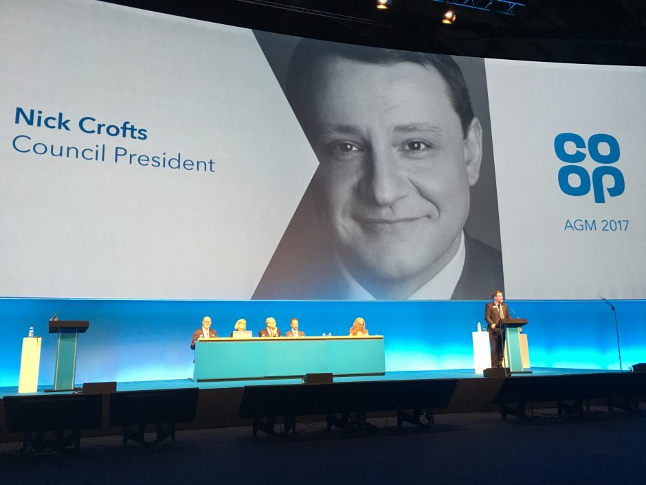 Nick Crofts, president of the Co-op Group Members' Council