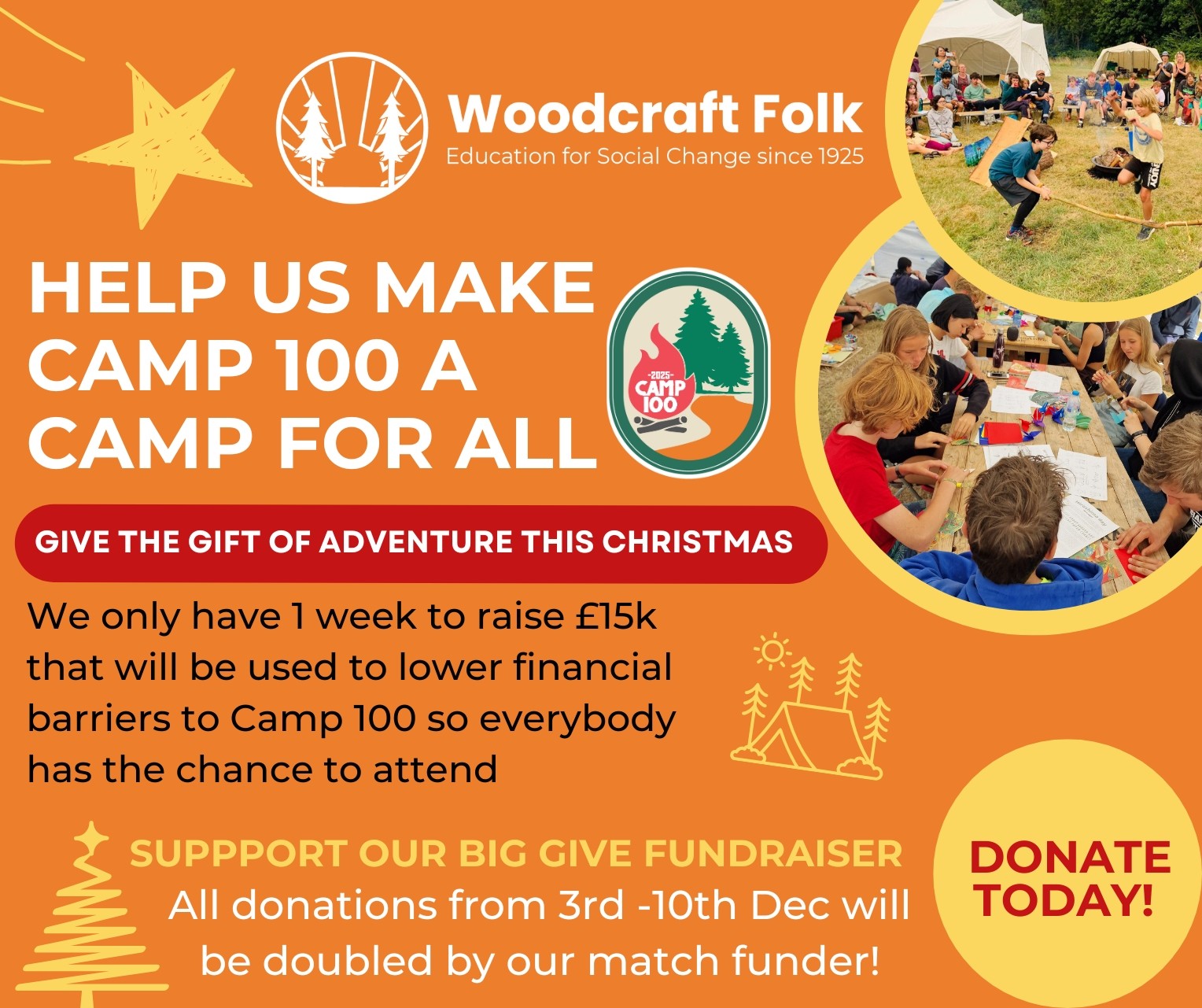 Woodcraft Folk launches weeklong fundraiser for 2025 summer camp Co