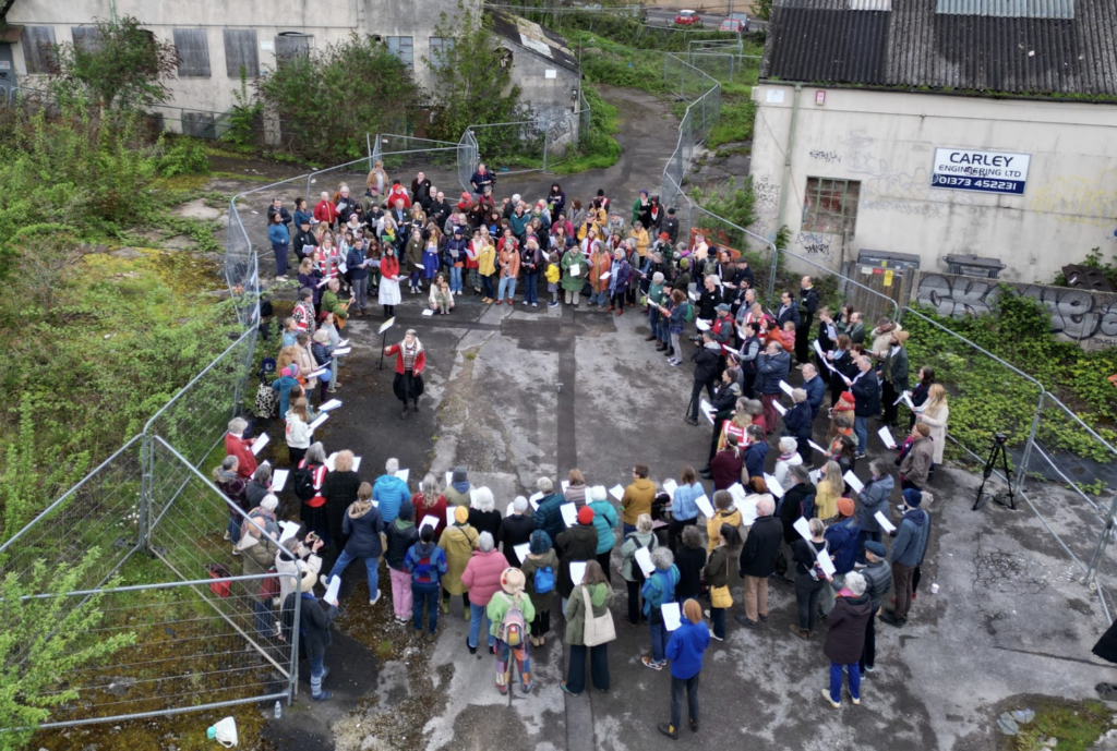 Plans for the Mayday Saxonvale community-led development in Frome