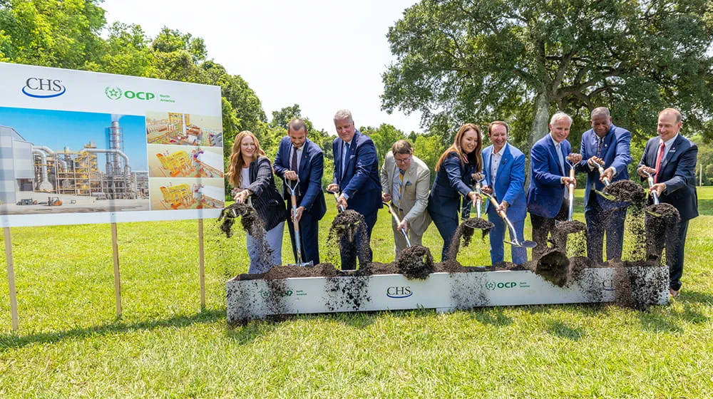 CHS joins venture to build major fertiliser production site