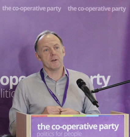Paul Monaghan talks about the Fair Tax Mark at the Co-operative Economy conference in London