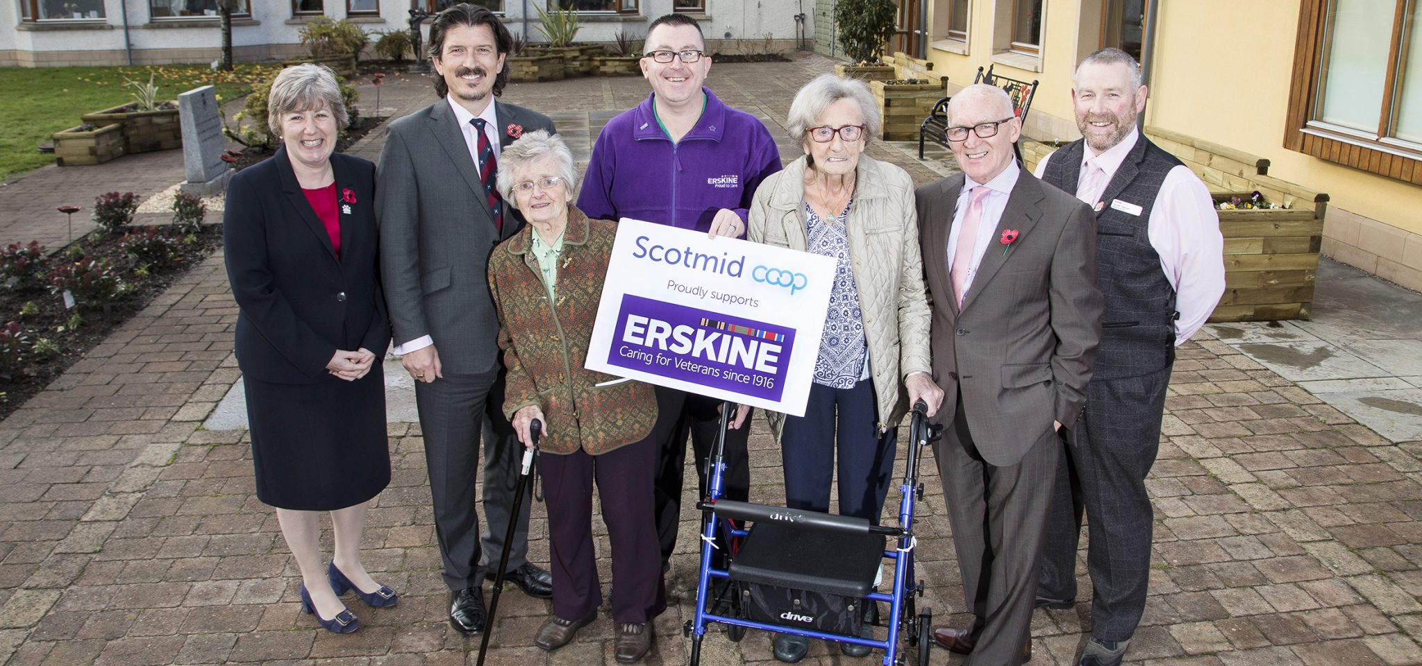 Scotmid Coop funds garden revamp for war veterans Cooperative News