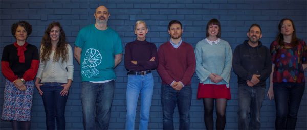 The team at The Platform includes chief executive Julie Rossiter (centre) and Fiona Ras, business development director (far right)