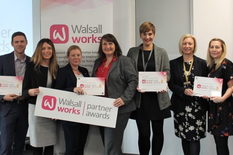 Walsall business leaders at the Awards ceremony